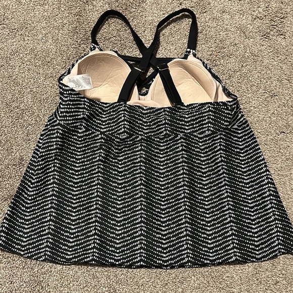 Tankini interchangeable straps, lattice cleavage. - Picture 6 of 10